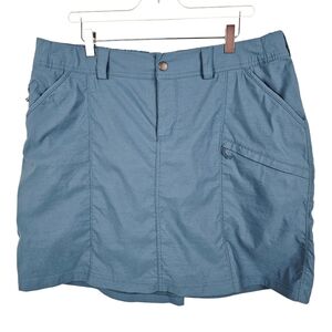 Duluth Teal Skort Plus Size 16W